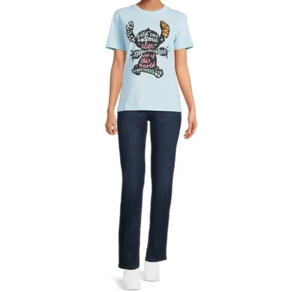 Disney “Stitch” Graphic Tee (NWT) (Size: Large/11-13) - Picture 5 of 10